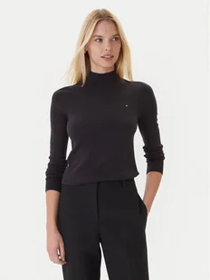 Tommy Hilfiger Sweter WW0WW47462 Czarny Regular Fit - Swetry damskie - miniaturka - grafika 1