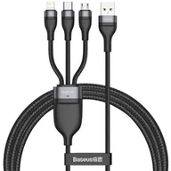 Kable USB - Baseus Kabel Usb 3W1 Do Iphone Micro Type-c 5A Led - miniaturka - grafika 1
