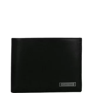 Portfele - Calvin Klein Skórzany portfel SMOOTH W PLAQUE - grafika 1