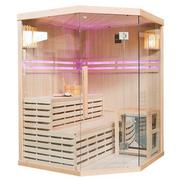 Sauny - Sauna fińska 5 osobowa wysokotemperaturowa 6KW Harvia 150x150 cm Oslo4 - miniaturka - grafika 1