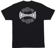 Koszulki męskie - t-shirt INDEPENDENT ROSE SPAN HEAVYWEIGHT T-SHIRT BLACK - miniaturka - grafika 1