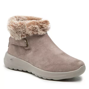 Botki Skechers - On-The-Go Joy 144041/DKTP Dark Taupe - Botki damskie - miniaturka - grafika 1