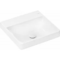 Umywalki - HANSGROHE 61013450 Xelu Q Mała umywalka wisząca 50x48 bez otworu na baterię, bez przelewu, SmartClean - miniaturka - grafika 1
