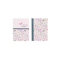 Zeszyty szkolne - Zeszyt A4 48 kartek 90g w kratkę FLOWERS - miniaturka - grafika 1