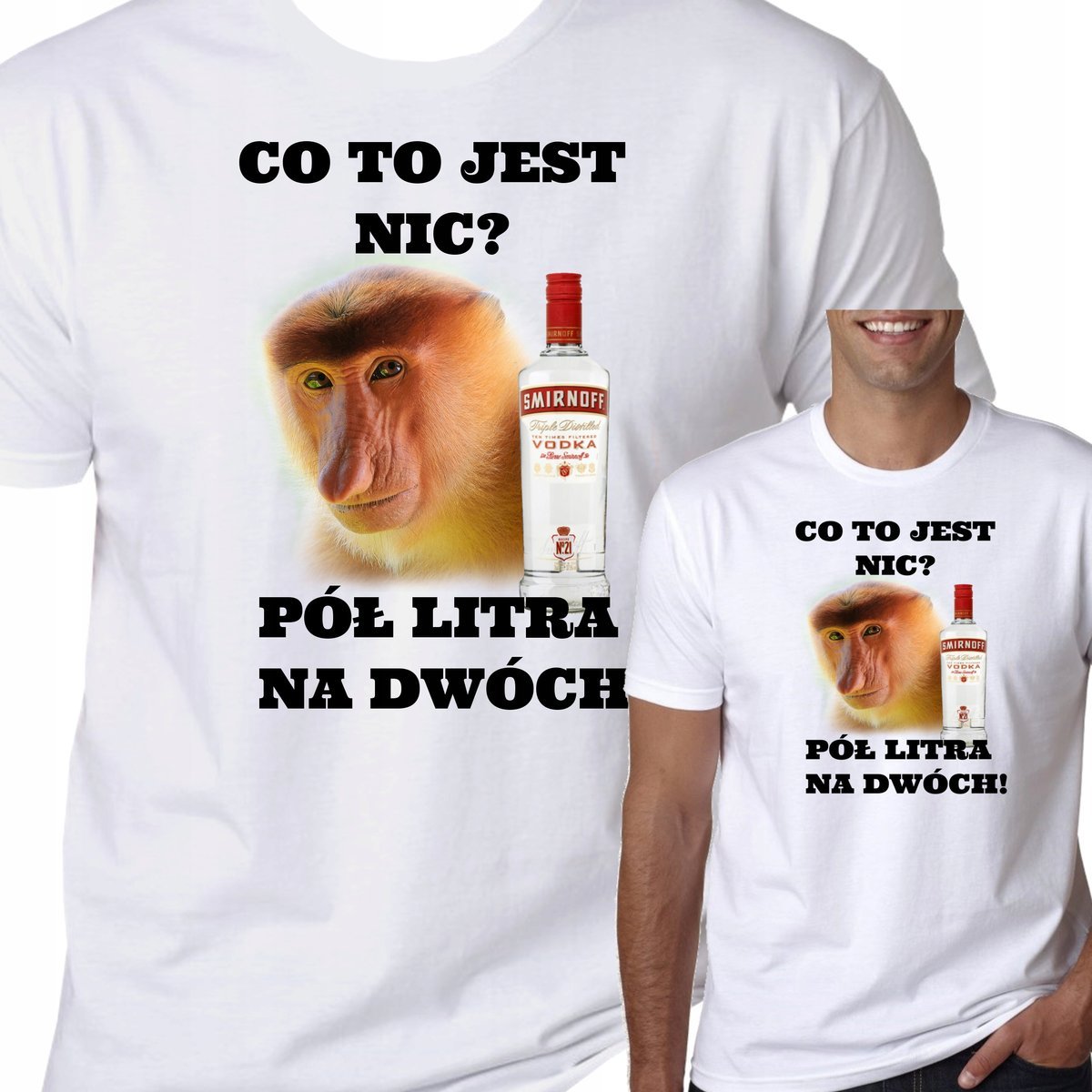 T-SHIRT KOSZULKA NOSACZ KURŁA ŚMIESZNE S 1034