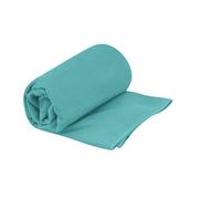 Ręczniki - Ręcznik z mikrofibry szybkoschnący Sea To Summit Drylite Towel M 100x50 cm Baltic Blue turkusowy - miniaturka - grafika 1