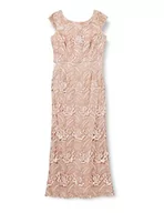 Sukienki - Gina Bacconi Damska haftowana sukienka z cekinowymi detalami, koktajl, różowe złoto, 12, Różowe złoto, 38 - miniaturka - grafika 1