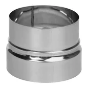 Rury i kanały wentylacyjne - EQUATION Złączka nierdzewna 130 mm - miniaturka - grafika 1