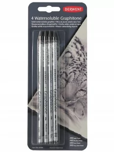 Derwent SZTYFTY WODOROZPUSZCZALNE GRAPHITONE 4 SZT. 34304 34304 - Pozostałe akcesoria dla plastyków - miniaturka - grafika 1