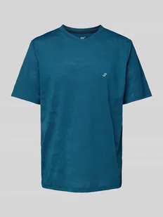 T-shirt z nadrukiem z logo model ‘ARNO’ - Koszulki męskie - miniaturka - grafika 1
