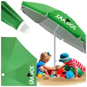 Parasole ogrodowe - Parasol plażowy ogrodowy z powłoką UV wodoodporny zielony - miniaturka - grafika 1