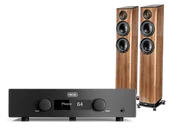 Zestawy stereo - Hegel H190v (czarny) + VELA FS407.2 (orzech) - miniaturka - grafika 1