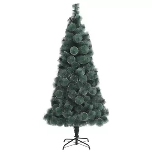 vidaXL vidaXL Sztuczna choinka ze stojakiem, zielona, 150 cm, PET - Choinki - miniaturka - grafika 1
