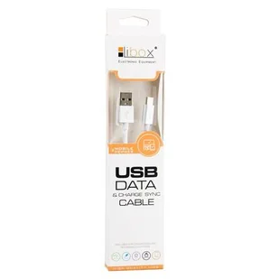 Kabel USB typ c 1 m biały LB0098 - Kable USB - miniaturka - grafika 1