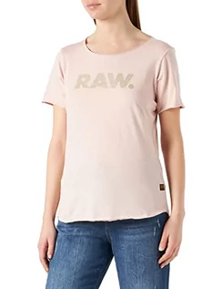 Koszulki i topy damskie - G-STAR RAW Damska koszulka Raw. Slim Graphic Top, Różowy (Pyg 4107-7176), S - grafika 1