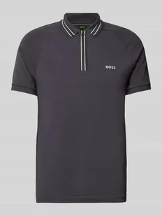Koszulka polo z nadrukiem z logo model ‘Paule’ - Koszulki męskie - miniaturka - grafika 1
