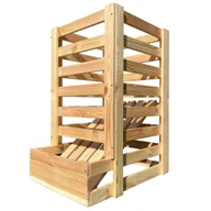 Pojemniki kuchenne - Drewniana duża skrzynka kosz na ziemniaki 40x54x70cm - miniaturka - grafika 1