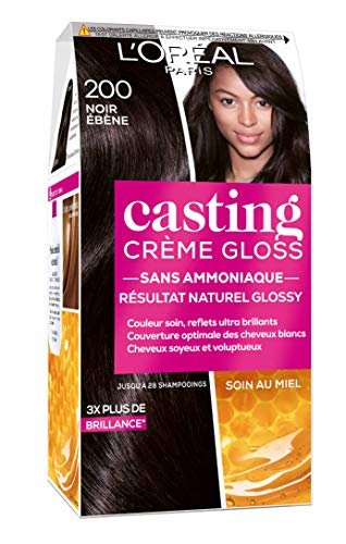 L'Oréal Paris Casting Cream Gloss Farba do włosów - Bez amoniaku - Czarny Ebony