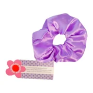Ozdoby do włosów - MCD Gumka scrunchie do włosów led jasny fiolet - miniaturka - grafika 1