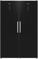 Zestawy AGD - Zestaw AGD Gorenje Chłodziarka R619EABK6 + Zamrażarka FN619EABK6 - miniaturka - grafika 1