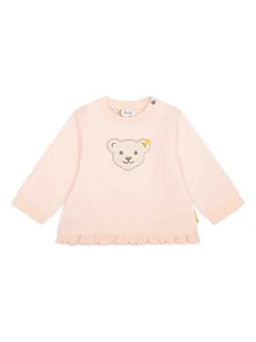 Steiff Bluza w kolorze brzoskwiniowym - Bluzy i sweterki niemowlęce - miniaturka - grafika 1