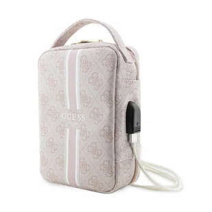 Guess Torba GUHBP4RPSP Organizer różowy/pink 4G Printed Stripes - Torby na laptopy - miniaturka - grafika 3