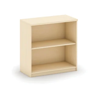 B2B Partner Regał biurowy Mirelli A+, 800 x 400 x 800 mm, brzoza CF F07410, CD060 - Regały biurowe - miniaturka - grafika 1