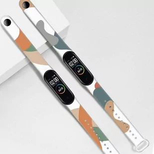 Strap Moro opaska do Xiaomi Mi Band 6 / Mi Band 5 silikonowy pasek bransoletka do zegarka wzór 12 - Etui i futerały do telefonów - miniaturka - grafika 3