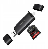 Czytniki kart pamięci - Czytnik kart USB-C/USB-A 2w1 Ugreen CM803, SD+TF 312MB/s 54534-0 - miniaturka - grafika 1