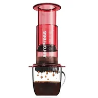Zaparzacze i kawiarki - Zaparzacz AEROPRESS Clear Czerwony - miniaturka - grafika 1