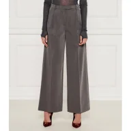 Spodnie damskie - Patrizia Pepe Spodnie | flare fit - miniaturka - grafika 1