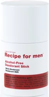 Dezodoranty i antyperspiranty męskie - RECIPE for Men for Men ALCOHOL FREE DEO STICK 75 ml - miniaturka - grafika 1