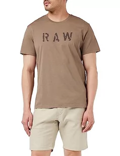 G-STAR RAW Raw T-Shirt męski, Brązowy (Deep Walnut D22776-c506-b743), S - Koszulki męskie - miniaturka - grafika 1