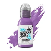 Wyposażenie studia tatuażu - Farba World Famous Limitless Tattoo Ink - Light Purple 1 30ml - miniaturka - grafika 1