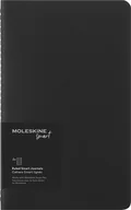 Zeszyty szkolne - Zestaw 2 Zeszytów Moleskine Smart Cahier Journals L linie, czarny - miniaturka - grafika 1