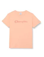 Koszulki i topy damskie - Champion Damska koszulka z logo Legacy Color Ground S/S, flaming różowy, XL - miniaturka - grafika 1
