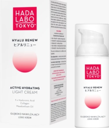 Krem nawilżający do twarzy Hada Labo Tokyo na dzień 50 ml