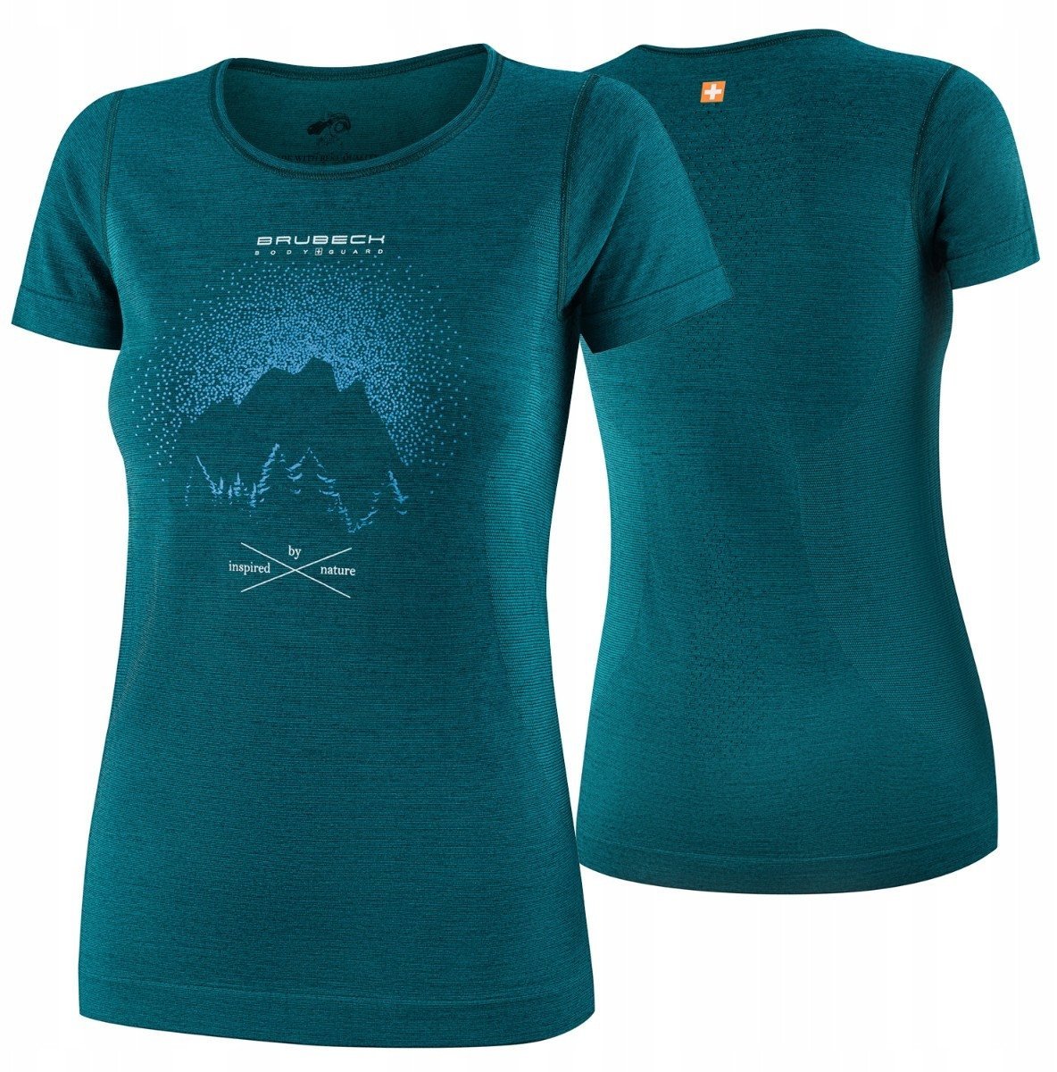 SS1272W Koszulka damska z krótkim rękawem OUTDOOR WOOL PRO zielony S - GÓRY 10