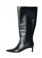 Kozaki damskie - ONLY CZARNE KLASYCZNE KOZAKI Z WĄSKIM SZPILKOWYM OBCASEM 37 T7E - miniaturka - grafika 1