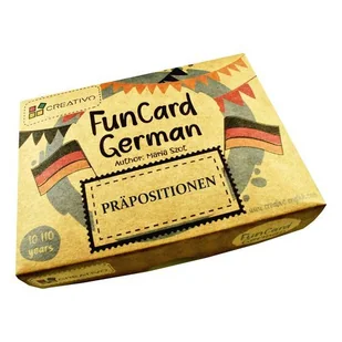Karty językowe Niemiecki Fun Card German Präpositi - Książki do nauki języka niemieckiego - miniaturka - grafika 1