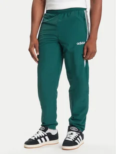 adidas Spodnie dresowe JX3055 Zielony Regular Fit - Spodnie sportowe męskie - miniaturka - grafika 1