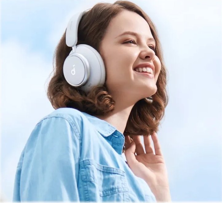 Anker Ausinės SPACE Q45/Baltas A3040G21 SOUNDCORE