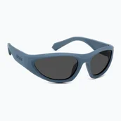 Okulary przeciwsłoneczne - Okulary przeciwsłoneczne Polaroid PLD 2165/S matte blue/grey polarized WYSYŁKA W 24H 30 DNI NA ZWROT - miniaturka - grafika 1