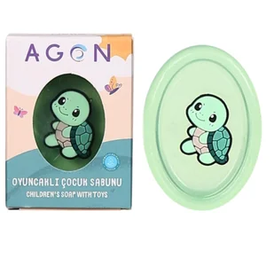 Agon Kids Mint 50g mydło dla dziecka z zabawką niespodzianką - Mydła - miniaturka - grafika 1