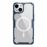 Etui i futerały do telefonów - Nillkin Nature Pro Magnetic Case etui iPhone 14 magnetyczny pokrowiec MagSafe niebieski - miniaturka - grafika 1