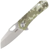Noże - Nóż składany Kubey Knife Duroc Camo G10, Bead Blasted AUS-10 by Colin Maisonpierre (KU332J) - miniaturka - grafika 1