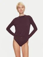 Body - Emporio Armani Underwear Body 164880 4F221 05093 Fioletowy Regular Fit - miniaturka - grafika 1