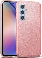 Etui i futerały do telefonów - Etui na telefon Samsung Galaxy A54 5G brokatowe etui ochronne TPU, różowe złoto - miniaturka - grafika 1