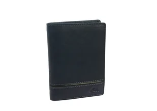 Portfel Męski Skórzany EL FORREST Duży Pionowy Bez Zapięcia Dwa Skrzydełka 859 33 RFID GRANATOWY 13 x 10 x 2.5 [cm] - Portfele - miniaturka - grafika 3