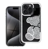 Etui i futerały do telefonów - Futerał TEDDY BEAR do IPHONE 17 Pro Max srebrny - miniaturka - grafika 1
